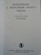 Shakespeare : a midsummer night's dream