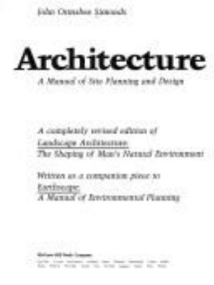 Landscape architecture : a manual of site planning and design