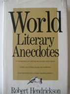 The Facts on File book of foreign literary anecdotes