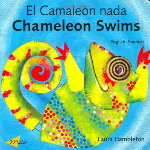 Chameleon swims = El camaleón nada