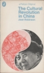 The cultural revolution in China. -