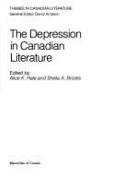 The Depression in Canadian literature