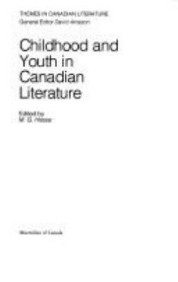 Childhood and youth in Canadian literature