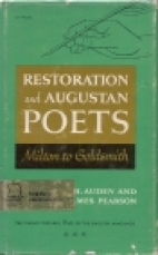 Restoration and Augustan poets : Milton to Goldsmith