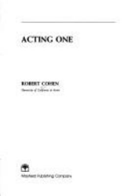 Acting one