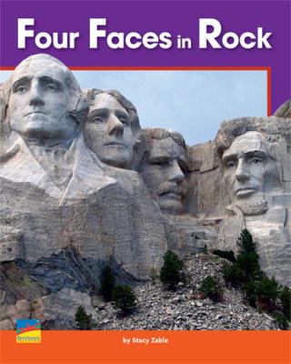Four faces in rock