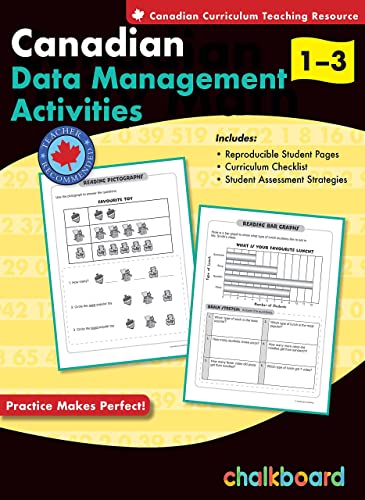 Canadian data management activities : grades 1-3.