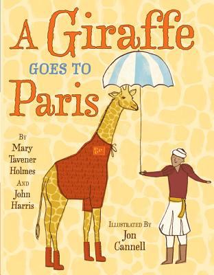 A giraffe goes to Paris