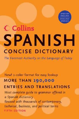 Spanish dictionary.