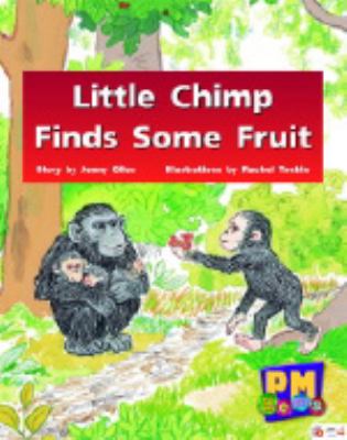 Little chimp finds some fruit