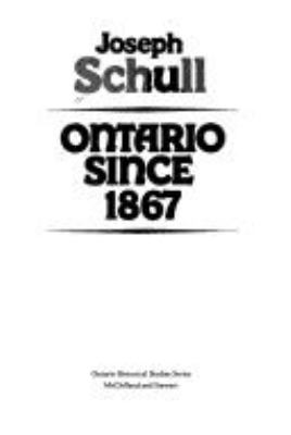 Ontario since 1867