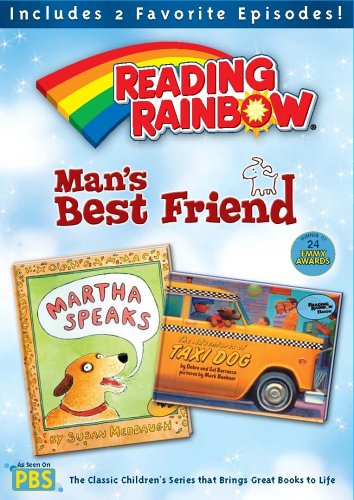 Reading rainbow. Man's best friend.