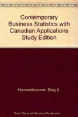 Contemporary business statistics with Canadian applications