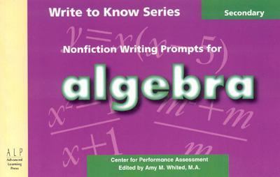 Nonfiction writing prompts for algebra