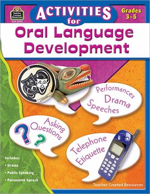 Activities for oral language development