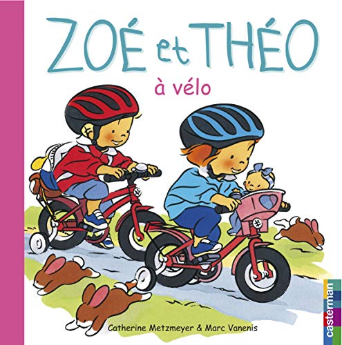 Zoé et Théo à vélo