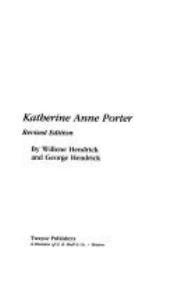 Katherine Anne Porter.