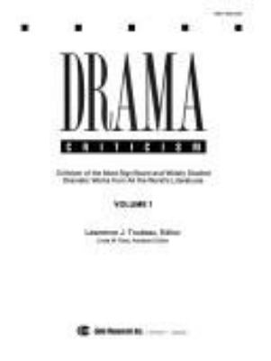 Drama criticism: volume 1