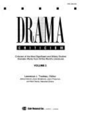 Drama criticism: volume 2