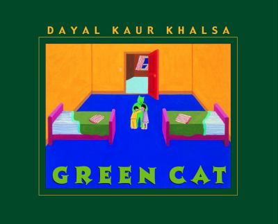 Green cat