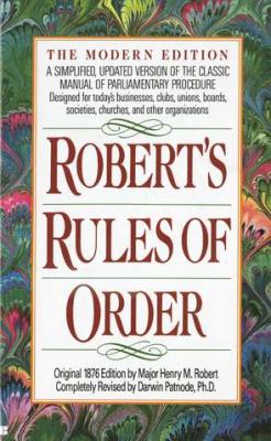 Robert's rules of order.