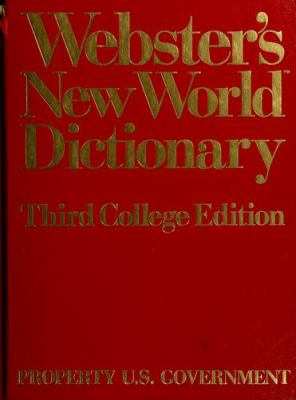 Webster's New World dictionary of American English