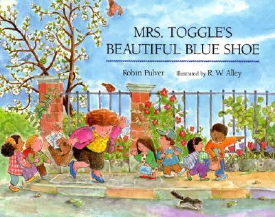 Mrs. Toggle's beautiful blue shoe