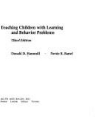 Teaching children with learning and behavior problems