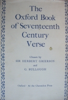 The Oxford book of seventeenth century verse