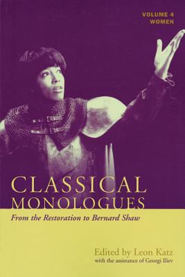 Classical monologues from Aeschylus to Bernard Shaw