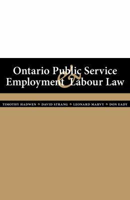 Ontario public service employment & labour law