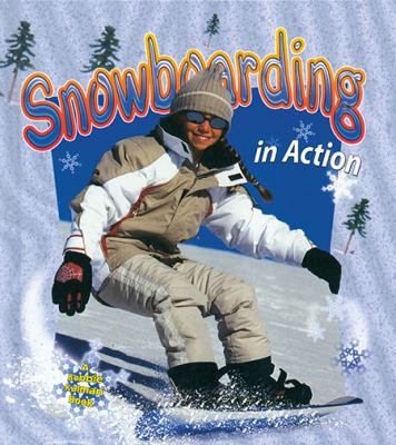 Snowboarding in action