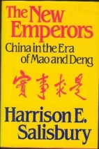 The new emperors : China in the era of Mao and Deng.