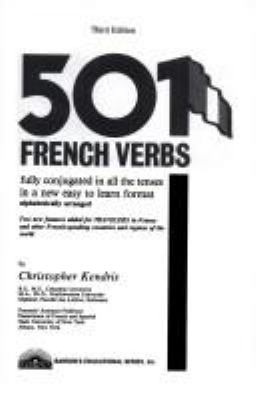 501 French verbs : fully conjugated in all the tenses in a new easy to learn format