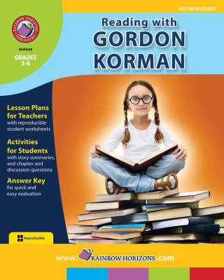 Reading comprehension novel studies, Gordon Korman
