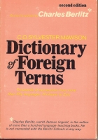 Dictionary of foreign terms.