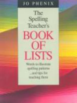 The spelling teacher's book of lists