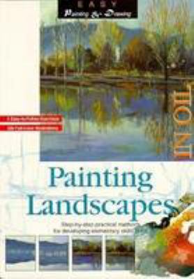 Painting landscapes in oil.