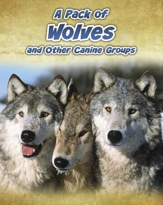 A pack of wolves, and other canine groups