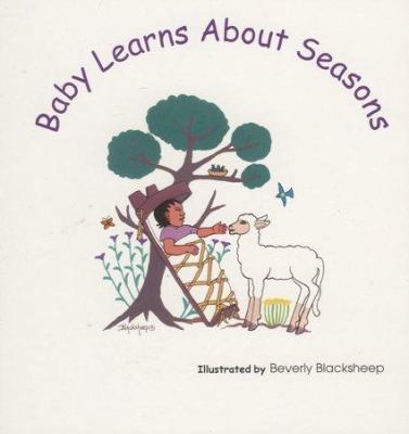 Baby learns about seasons