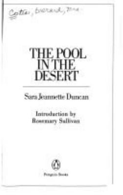 The pool in the desert