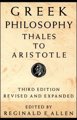 Greek philosophy : Thales to Aristotle