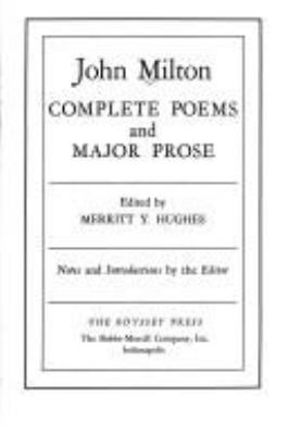 John Milton : complete poems and major prose