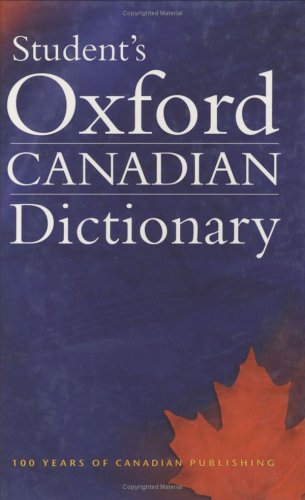 Student's Oxford Canadian dictionary