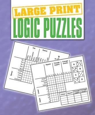 Large print logic puzzles.