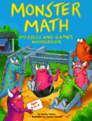 Monster math puzzles and games workbook