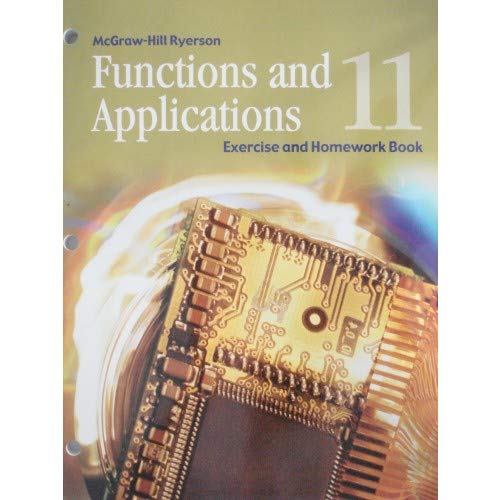 Functions and applications 11 : exercise and homework book