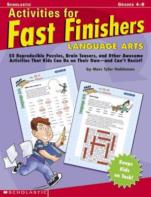 Activities for the fast finishers : language arts