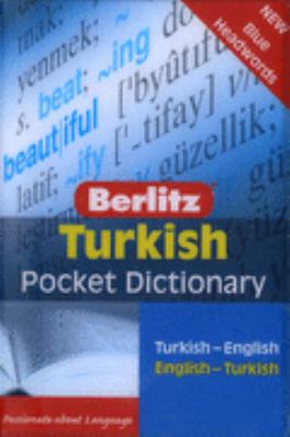 Berlitz Turkish pocket dictionary.