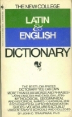 The new collegiate Latin & English dictionary.